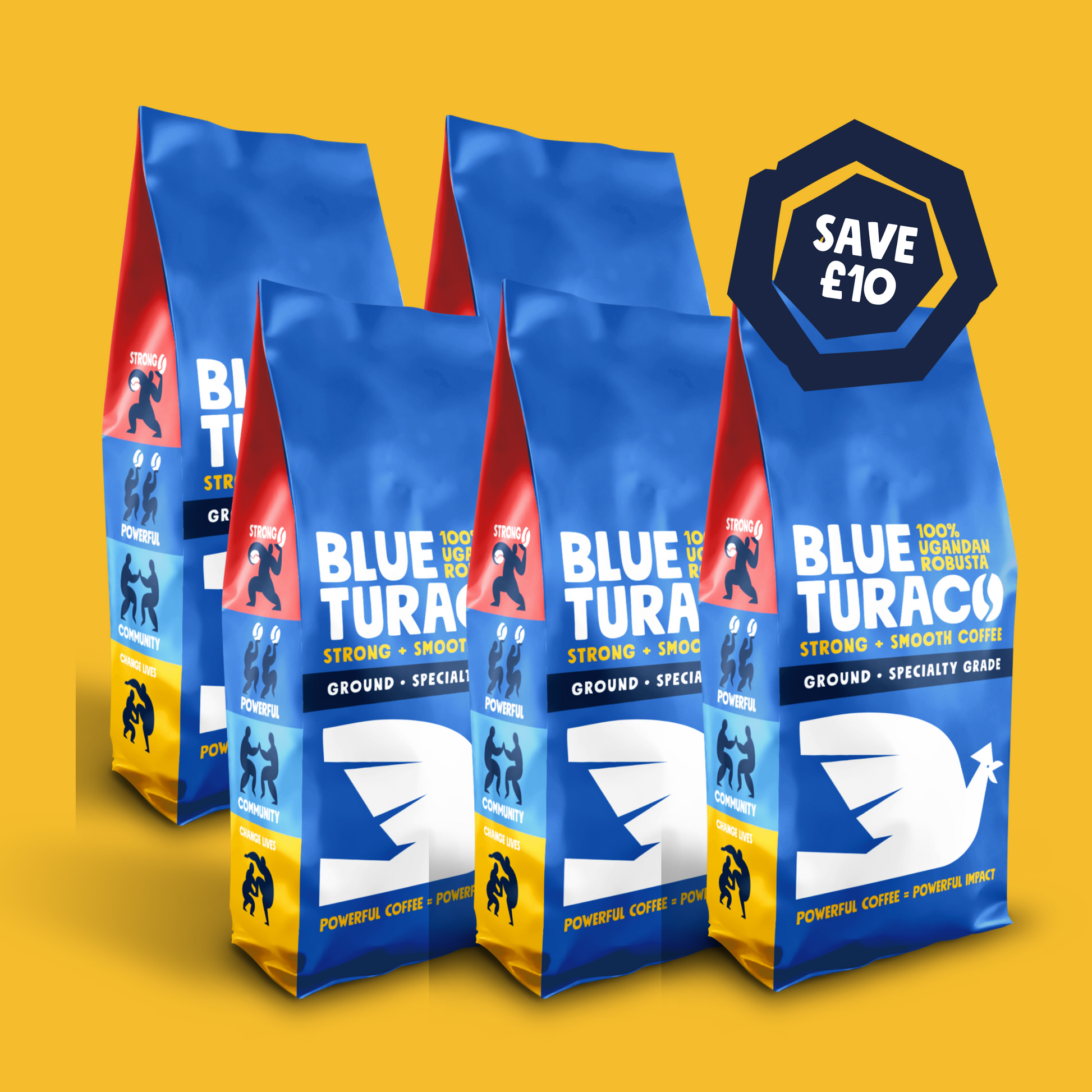 By the case (Ground) - Blue Turaco Coffee
